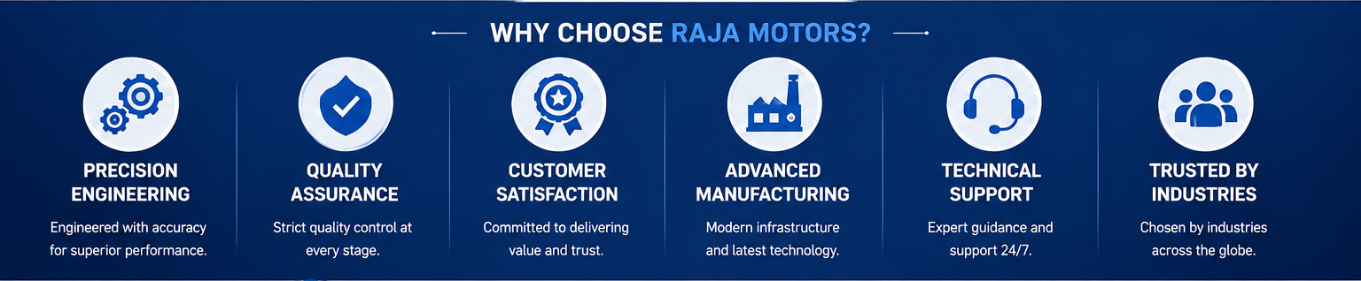 Why chose raja motors